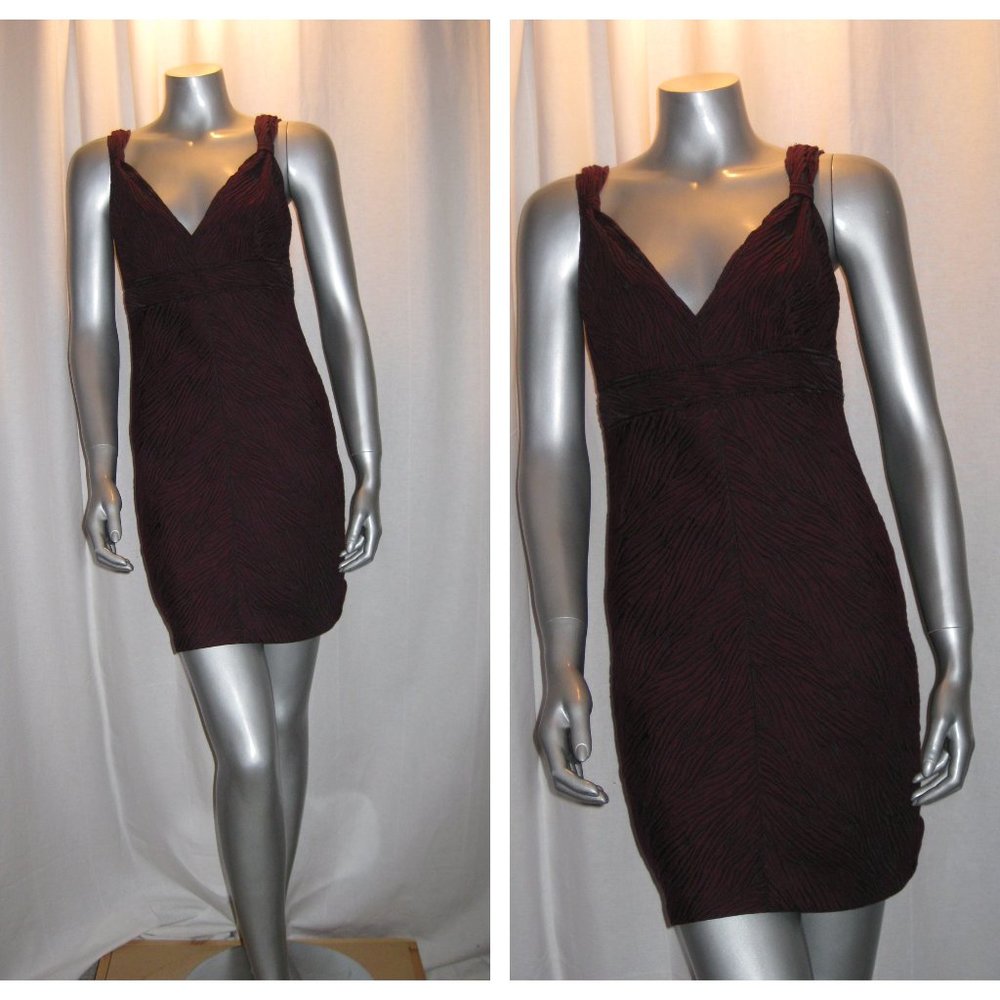 MSSP MAX STUDIO Black & Red Zebra Print Dress